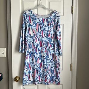 Lilly Pulitzer cotton dress Red Right Return